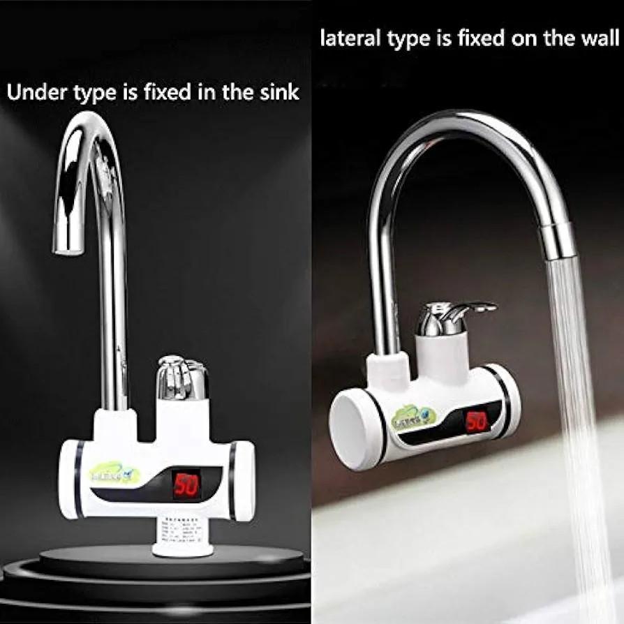Instant Electric Tankless Water Heater Faucet with Digital Temperature Display